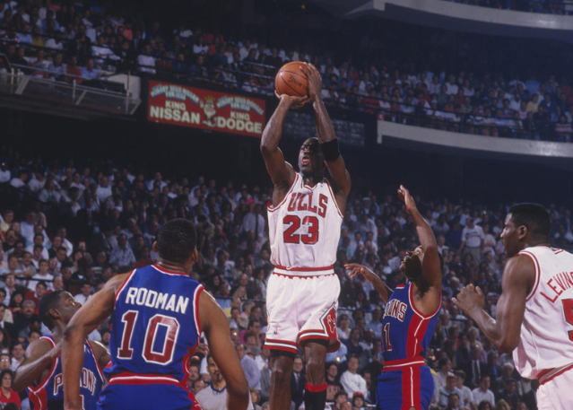 Michael Jordan vs Pistons